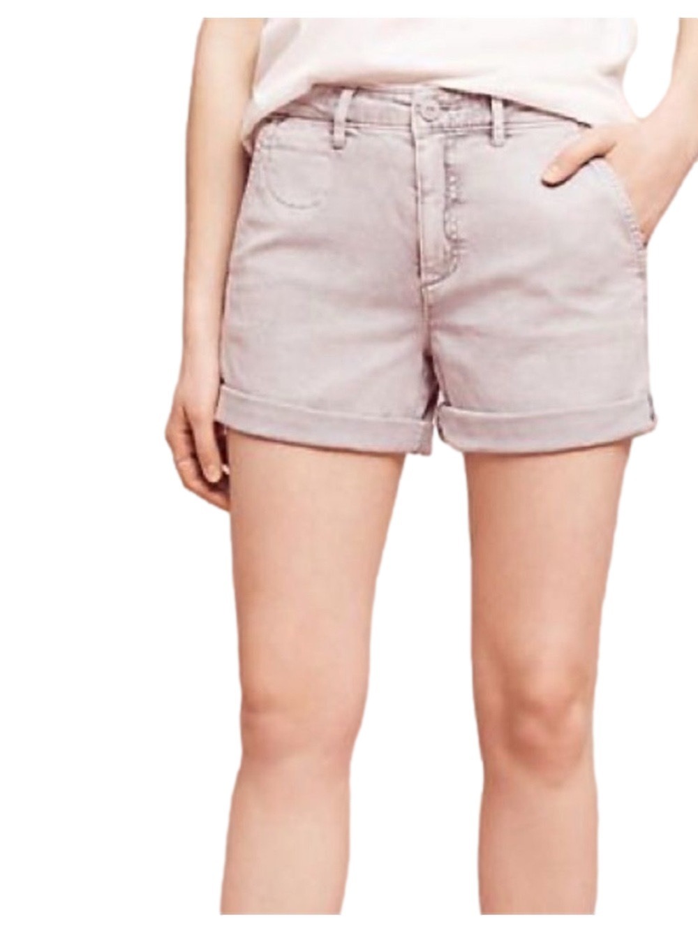 ANTHROPOLOGIE ‘Relaxed Chino’ Shorts - Picture 4 of 15